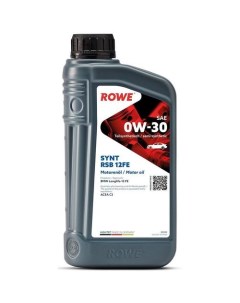 Моторное масло Hightec Synt RSB 12FE 0W 30 1л синтетическое Rowe