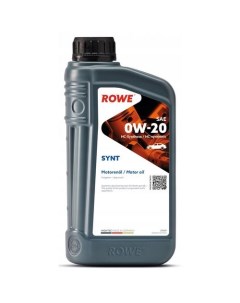 Моторное масло Hightec Synt RS HC 0W 20 1л синтетическое Rowe