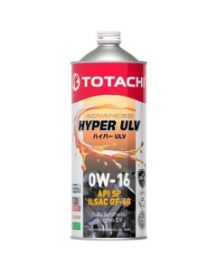 Моторное масло Hyper Ulv Synthetic 0W 16 1л синтетическое Totachi