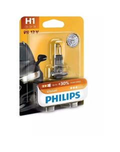 Лампа автомобильная галогенная 12258PRB1 H1 12В 55Вт 1шт Philips