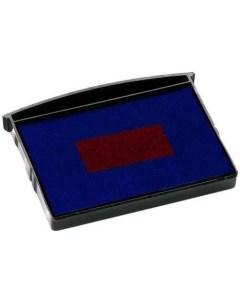 Подушка штемпельная автоматический E 2600 2 прямоугольный синий красный Colop