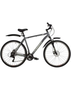 Велосипед Aztec D 29 2021 горный взрослый рама 22 колеса 29 серый 17 8кг Foxx