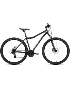 Велосипед Sporting 29 2 0 D 2022 горный взрослый рама 19 колеса 29 черный темно серый 15 25кг Forward