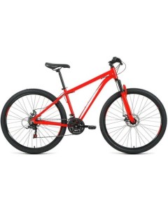 Велосипед HT 2 0 disc 2020 2021 горный взрослый рама 17 колеса 29 красный черный 16кг Altair