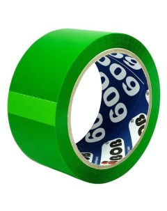 Упаковка клейкой ленты 600 упаковочная зеленый 48мм 66м 45мкм полипропилен Unibob