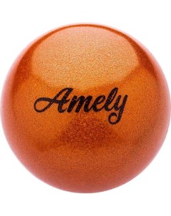 Мяч гимнастический AGB 103 ф круглый d 19см оранжевый УТ 00014049 Amely