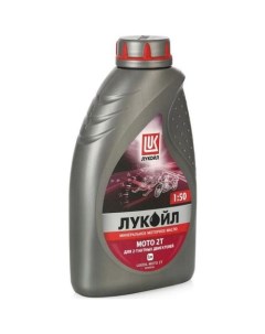 Моторное масло Мото 2Т 1л минеральное Lukoil