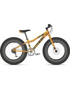 Велосипед Rocket Fat 2021 горный подростковый рама 12 колеса 24 оранжевый черный 15 9кг Stark