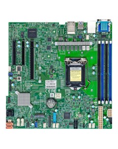Материнская плата X12STH F B 1xSocket1200 iC256 4xDDR4 PCI Ex16 1xM 2 PCI E SATA 8SATA3 RAID 0 1 5 1 Supermicro
