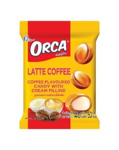 Конфеты карамельные со вкусом кофе и сливочной начинкой 140 г Orca