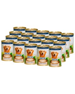 Консервы для собак NaturLine с ягненком и рисом 20шт по 400г Happy dog