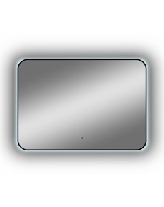 Зеркало Torry Led 1000х700 с фоновой подсветкой бесконтактным сенсором черной окантовкой Континент
