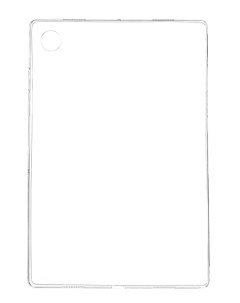 Чехол для Samsung Galaxy Tab A8 10 5 SM X200 Ultra Slim Transparent 205742 Activ
