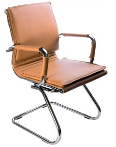 Компьютерное кресло Ch 993 Low V обивка эко кожа цвет светло коричневый Бюрократ