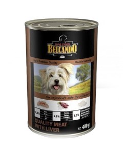 Корм для собак Мясо печень конс 400г Belcando