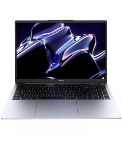 Ноутбук MegaBook K16 Core i5 1235U 16Gb 512Gb SSD 16 FullHD Win11 Silver Tecno