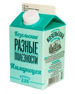 Иммуноцея молоко 2 5 БЗМЖ 450 г Козельское