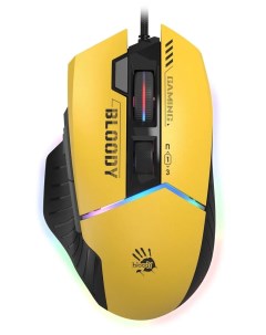 Проводная игровая мышь Bloody W95 Max Sports желтый A4tech