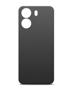 Чехол на Xiaomi Redmi 13C POCO C65 силиконовый черный матовый Brozo