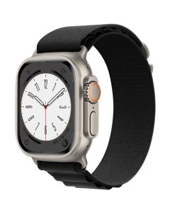Ремешок Альпийская петля для Apple Watch Series 1 8 38 40 41 мм нейлон черный Ано