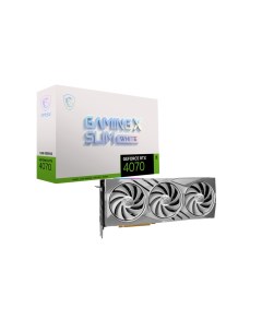 Видеокарта GeForce RTX 4070 GAMING X SLIM WHITE Msi