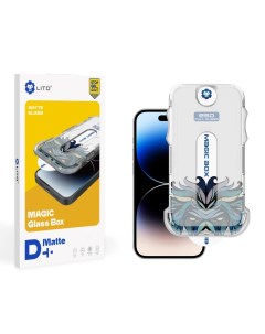 Защитное стекло для iPhone 13Pro Max 14 Plus Матовый Matte Glass Box с кейсом самоклейкой Lito