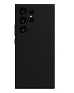 Чехол матовый для Samsung Galaxy S24 Ultra черный Aks-guard