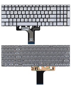 Клавиатура для HP 17 CN 17 CP серебристая Vbparts