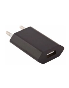 Сетевое зарядное устройство с USB выходом 1А черный Liberty project