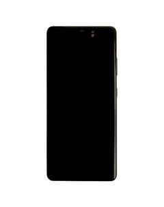 Дисплей для Samsung Galaxy S21 FE модуль с рамкой и тачскрином черный OEM Basemarket