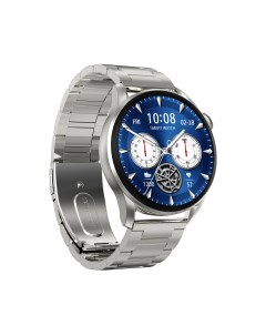 Смарт часы Smart Watch DT3 серебристые сталь Garsline
