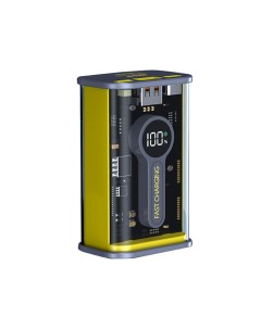 Внешний аккумулятор W89 10000 мА ч для мобильных устройств желтый черный Byz