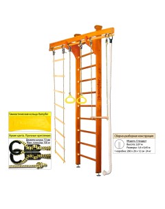 Домашний спортивный комплекс Wooden Ladder Ceiling Kampfer