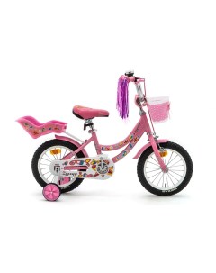 Велосипед детский двухколесный 14 FORIS розовый ZG 1415 Zigzag