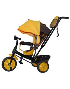 Велосипед детский трехколесный Лучик VIVAT 2 коричнево желтый Билайн Галактика