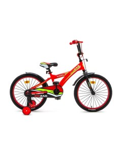 Велосипед детский двухколесный 20 SNOKY красный ZG 2046 Zigzag