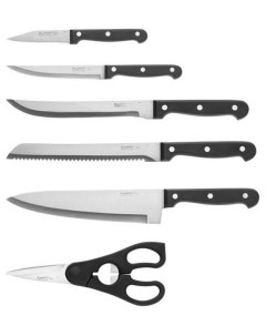Набор ножей ножницы и подставка 7пр Quadra 1307025 Berghoff