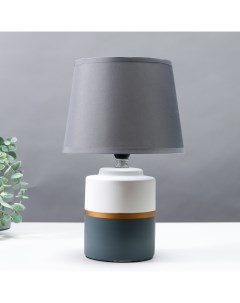 Настольная лампа RISALUX 16820 1GR E14 40Вт бело серый Nobrand