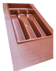 Лоток сушилка для столовых приборов в ящик 300 мм коричневый Полиграфресурсы
