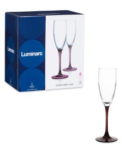 Бокалы для шампанского ЭТАЛОН ЛИЛАК 6 шт 170мл Luminarc