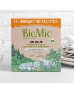 Таблетки для посудомоечной машины BIO TOTAL с маслом эвкалипта 100 шт Biomio