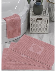 Полотенце коврик для ног махровый 50х70 темно розовый Patrik sayli
