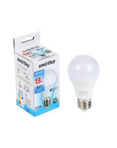 Лампа cветодиодная E27 A60 13 Вт 6000 К холодный белый свет Smartbuy
