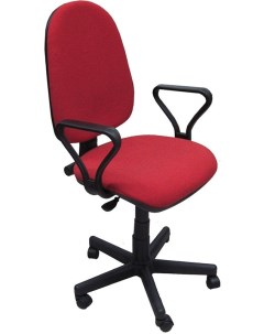 Кресло офисное Престиж самба ткань красная Евростиль