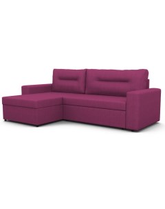 Угловой диван Фокус Скандинавия левый 228х148х86 см малиново розовый 35933 Фокус- мебельная фабрика