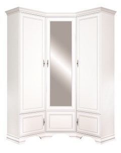 Шкаф с зеркалом угловой Kentaki SZFN5D Белый Брв мебель