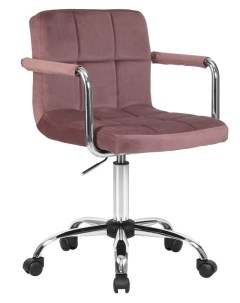 Офисное кресло для персонала TERRY LM 9400 велюр пудрово розовый Dobrin