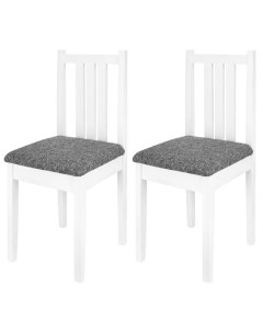 Комплект обеденных стульев ECO НИЛЬС деревянный белый 2 шт Kett-up