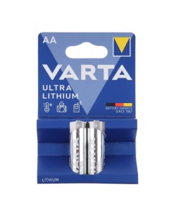 Батарейка литиевая ULTRA AA FR14505 2BL 1 5 В блистер 2 шт Varta