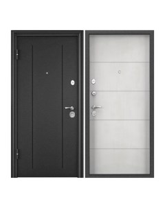 Дверь входная Torex для квартиры металлическая Flat L 950х2050 левый серый Torex стальные двери